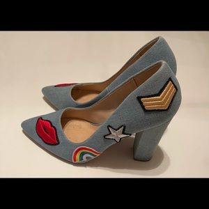 DENIM HEELS